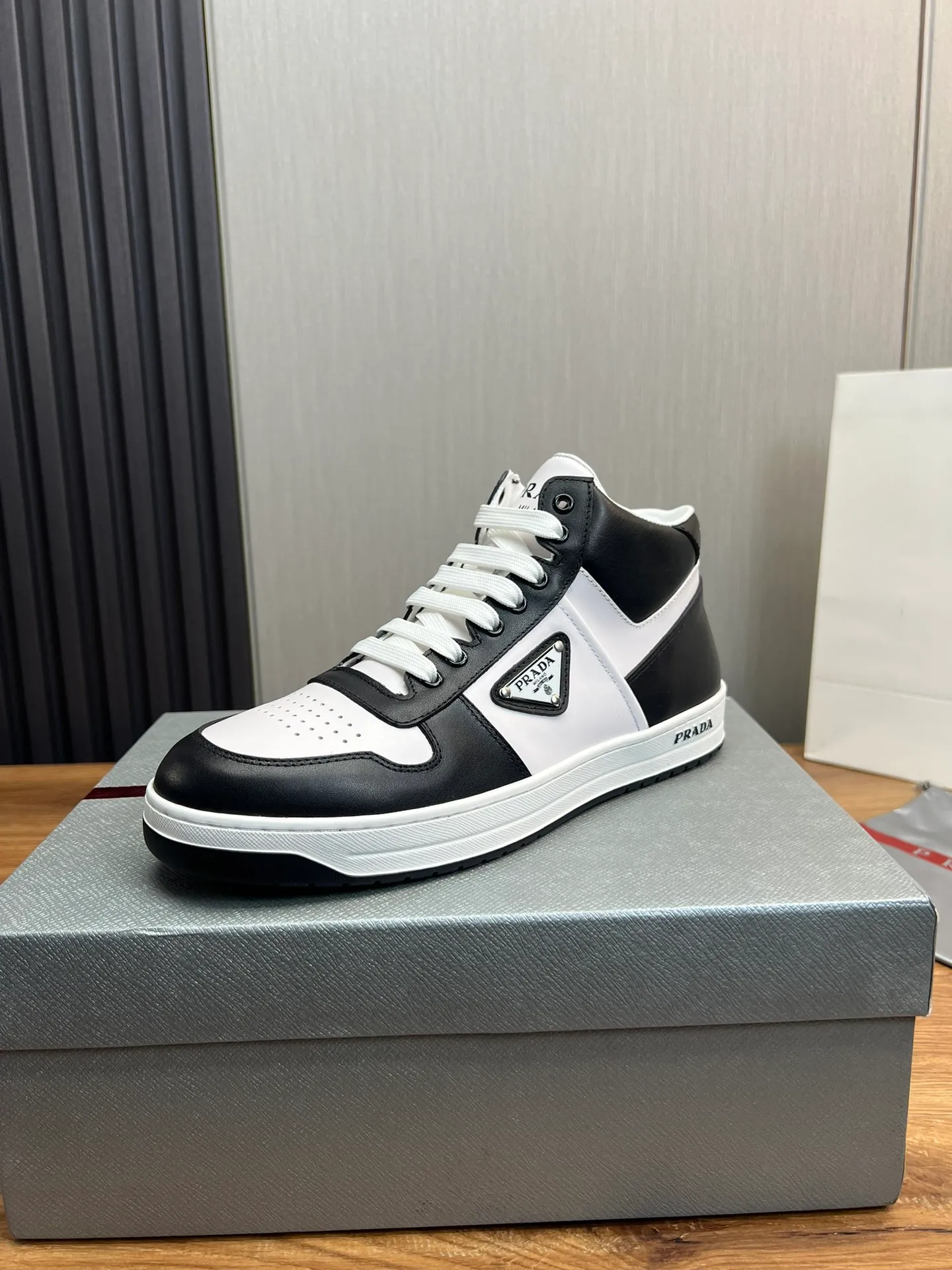 Men's shoes 💰620💰 [PRADA] Autumn and winter hot sale 🔥High quality shipment ✔️Original cowhide + cowhide lining, 1🆚1 replica, original sole, 38-45 (45 customized, non-refundable)